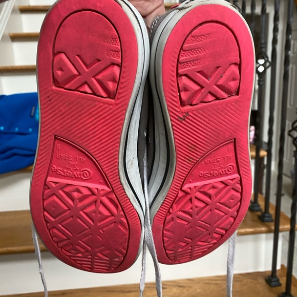 Converse gray/pink women’s 10 men’s 8 - Picture 5 of 5